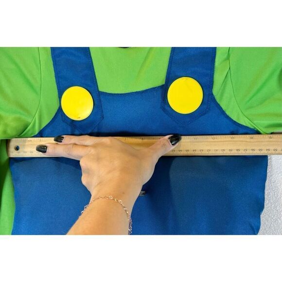 Nintendo Super Mario Brothers Boys Luigi Deluxe Kid's Halloween Costume Small - Picture 7 of 15